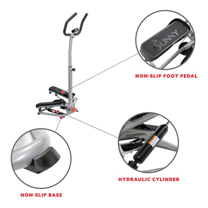 Twist Stair Stepper with LCD Monitor